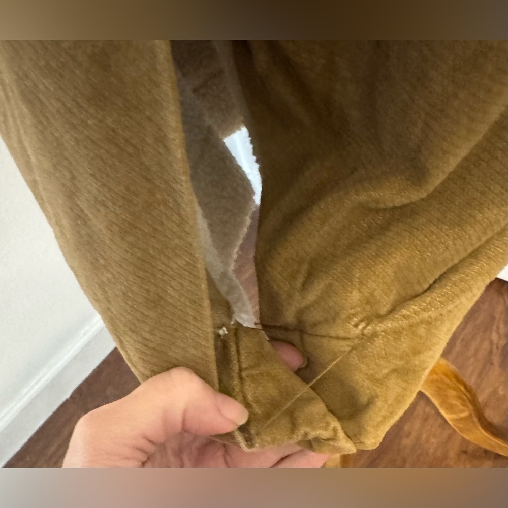 American Eagle Outfitters Brown Trench Coat with Cream Accents - Picture 3 of 13